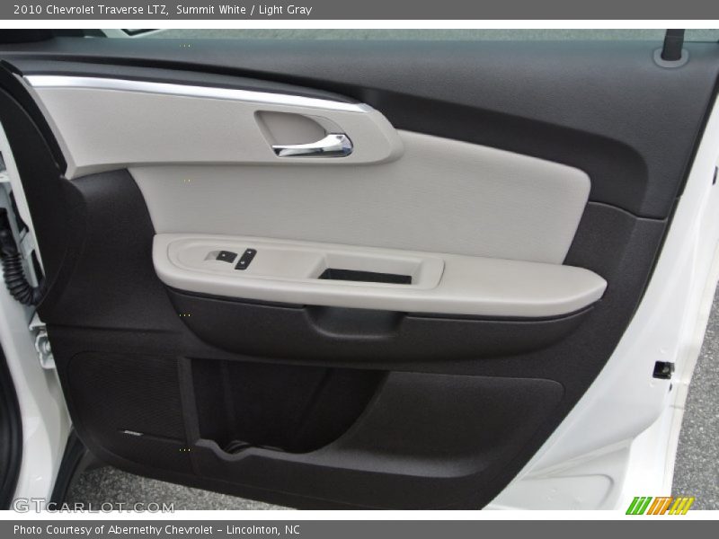 Summit White / Light Gray 2010 Chevrolet Traverse LTZ