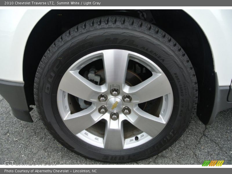 Summit White / Light Gray 2010 Chevrolet Traverse LTZ