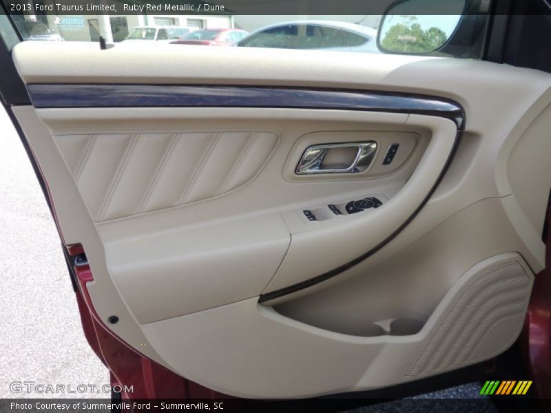 Ruby Red Metallic / Dune 2013 Ford Taurus Limited