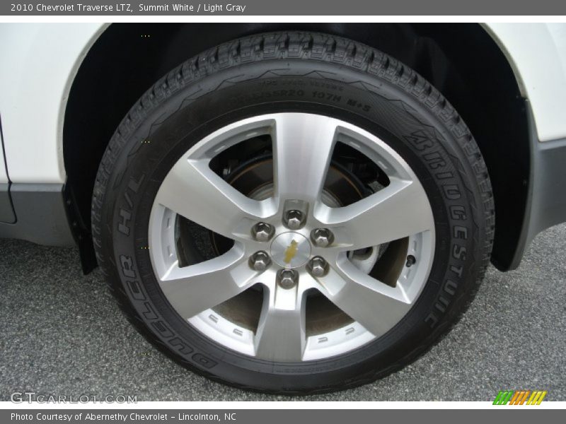 Summit White / Light Gray 2010 Chevrolet Traverse LTZ