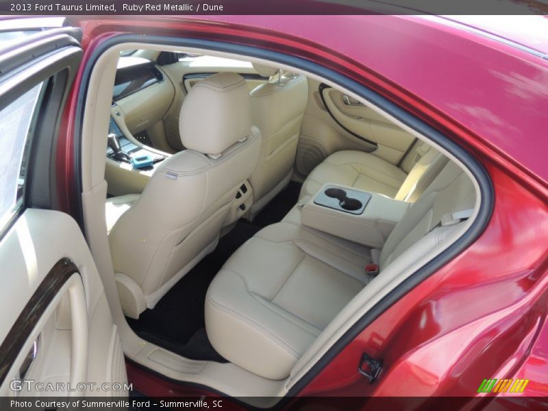 Ruby Red Metallic / Dune 2013 Ford Taurus Limited