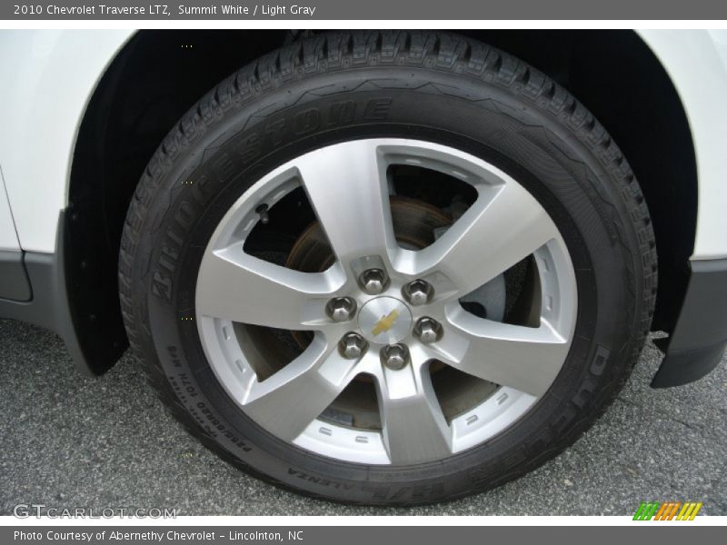 Summit White / Light Gray 2010 Chevrolet Traverse LTZ