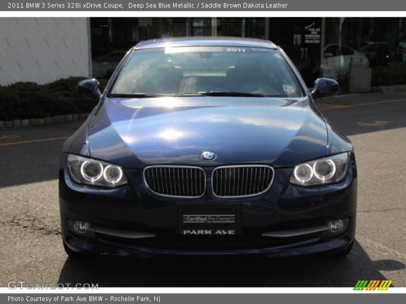 Deep Sea Blue Metallic / Saddle Brown Dakota Leather 2011 BMW 3 Series 328i xDrive Coupe