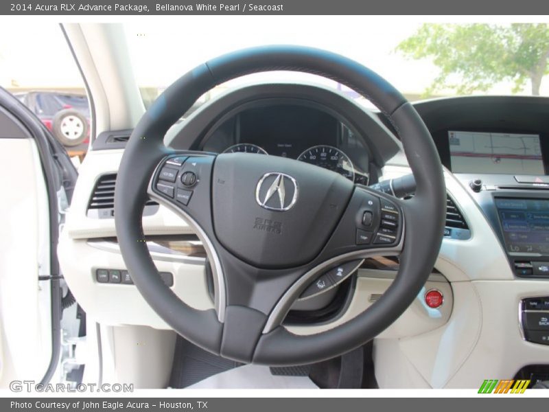 Bellanova White Pearl / Seacoast 2014 Acura RLX Advance Package