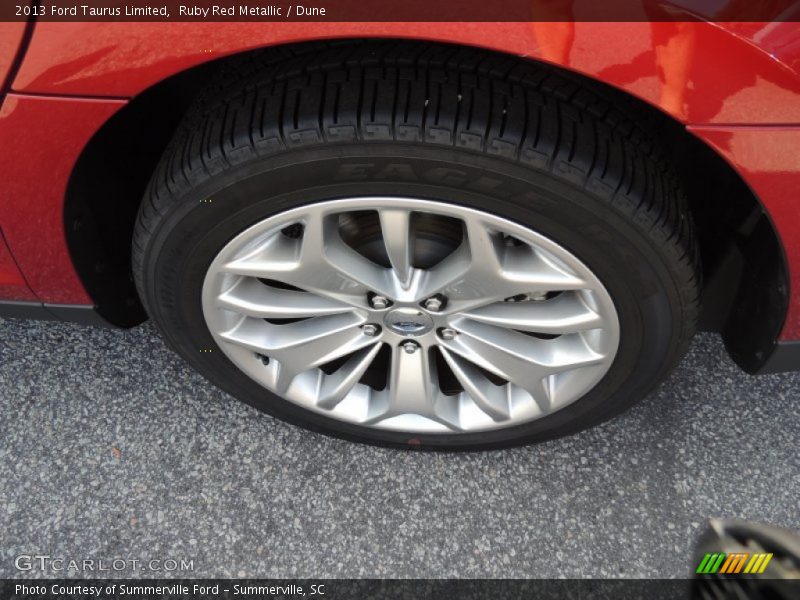 Ruby Red Metallic / Dune 2013 Ford Taurus Limited