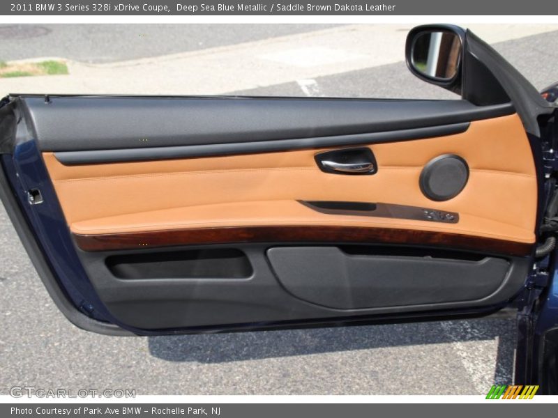 Deep Sea Blue Metallic / Saddle Brown Dakota Leather 2011 BMW 3 Series 328i xDrive Coupe