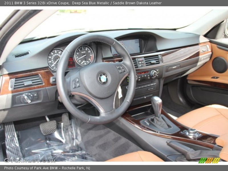 Deep Sea Blue Metallic / Saddle Brown Dakota Leather 2011 BMW 3 Series 328i xDrive Coupe