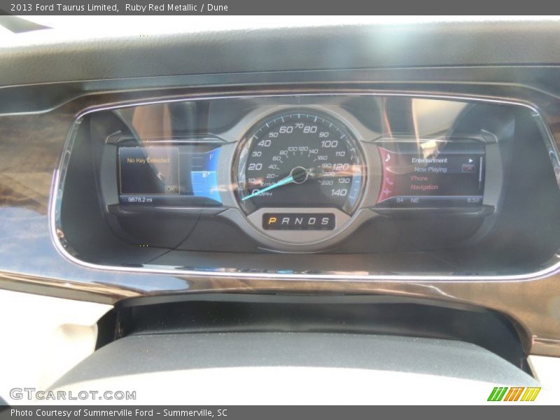 Ruby Red Metallic / Dune 2013 Ford Taurus Limited
