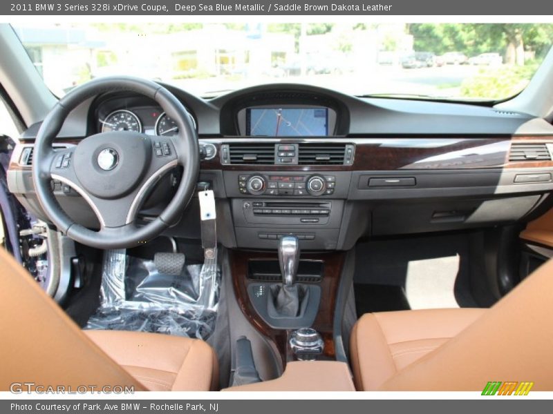 Deep Sea Blue Metallic / Saddle Brown Dakota Leather 2011 BMW 3 Series 328i xDrive Coupe