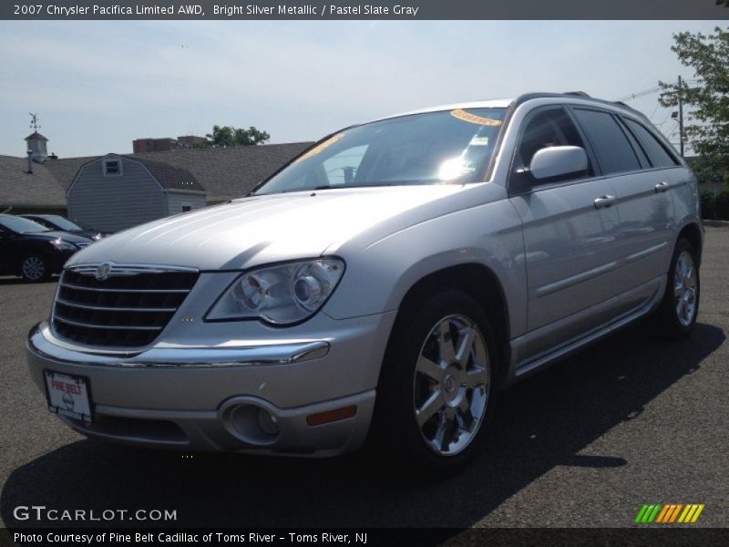 Bright Silver Metallic / Pastel Slate Gray 2007 Chrysler Pacifica Limited AWD