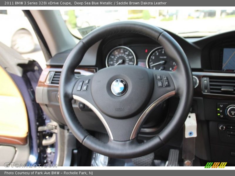 Deep Sea Blue Metallic / Saddle Brown Dakota Leather 2011 BMW 3 Series 328i xDrive Coupe