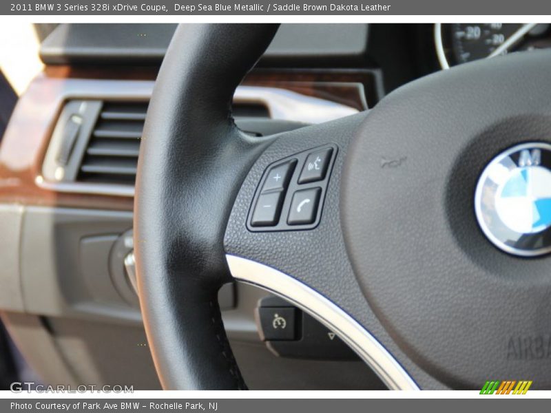 Deep Sea Blue Metallic / Saddle Brown Dakota Leather 2011 BMW 3 Series 328i xDrive Coupe