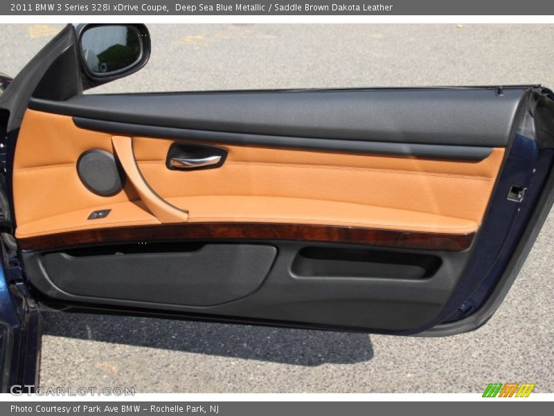 Deep Sea Blue Metallic / Saddle Brown Dakota Leather 2011 BMW 3 Series 328i xDrive Coupe