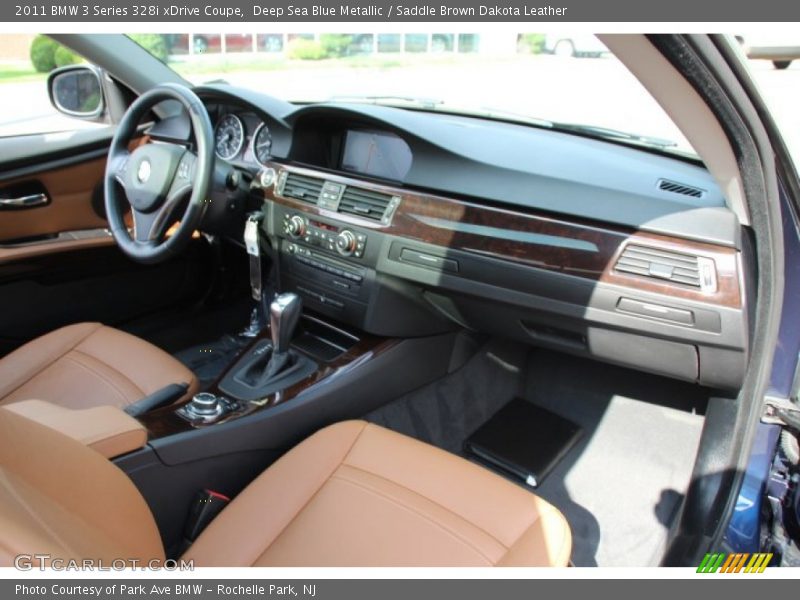 Deep Sea Blue Metallic / Saddle Brown Dakota Leather 2011 BMW 3 Series 328i xDrive Coupe