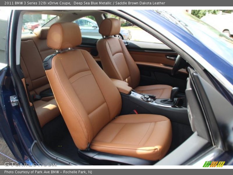 Deep Sea Blue Metallic / Saddle Brown Dakota Leather 2011 BMW 3 Series 328i xDrive Coupe