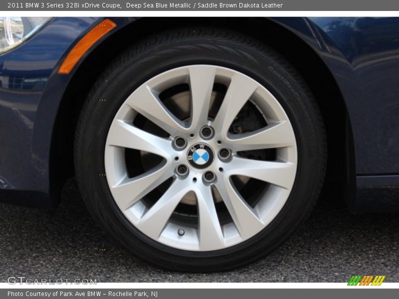 Deep Sea Blue Metallic / Saddle Brown Dakota Leather 2011 BMW 3 Series 328i xDrive Coupe
