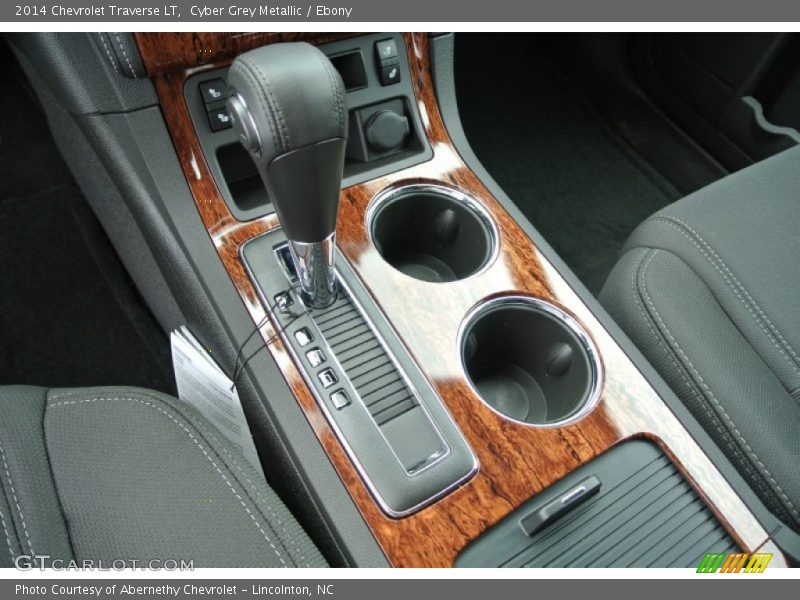 Cyber Grey Metallic / Ebony 2014 Chevrolet Traverse LT