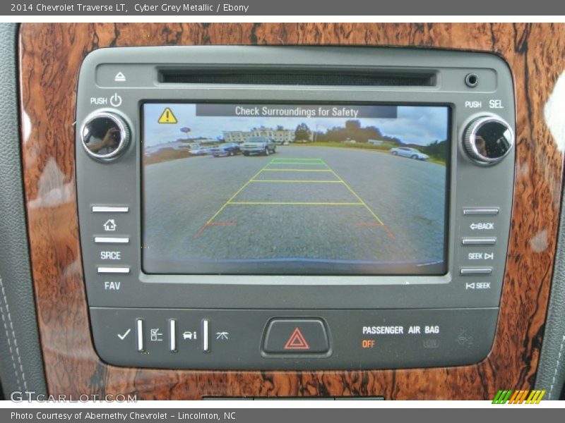 Cyber Grey Metallic / Ebony 2014 Chevrolet Traverse LT