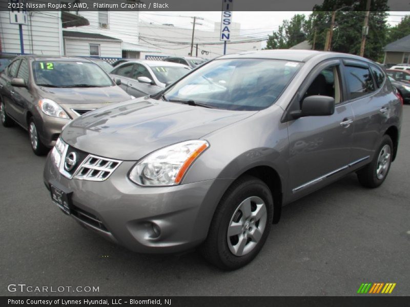 Platinum Graphite / Black 2012 Nissan Rogue S AWD