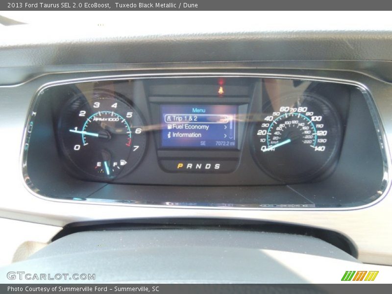 Tuxedo Black Metallic / Dune 2013 Ford Taurus SEL 2.0 EcoBoost