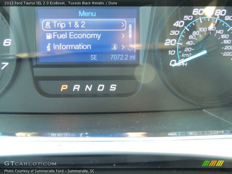 Tuxedo Black Metallic / Dune 2013 Ford Taurus SEL 2.0 EcoBoost