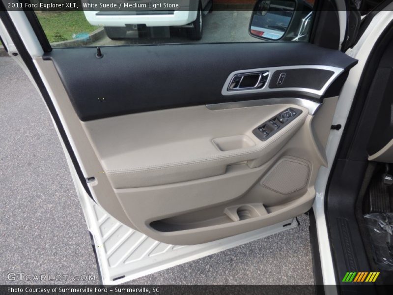White Suede / Medium Light Stone 2011 Ford Explorer XLT