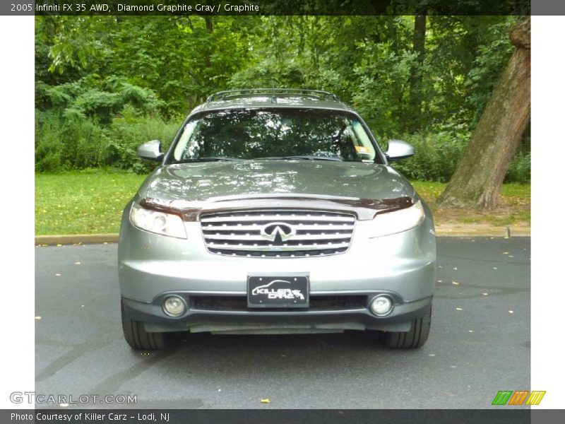 Diamond Graphite Gray / Graphite 2005 Infiniti FX 35 AWD