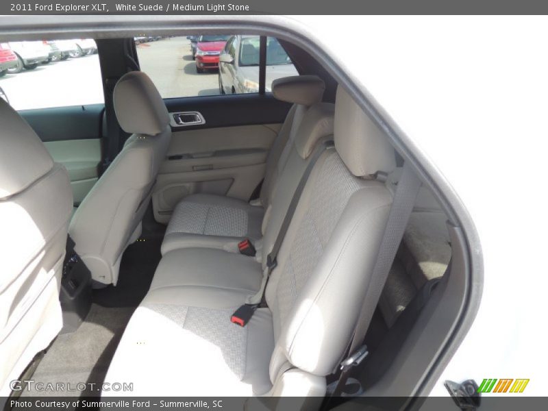 White Suede / Medium Light Stone 2011 Ford Explorer XLT
