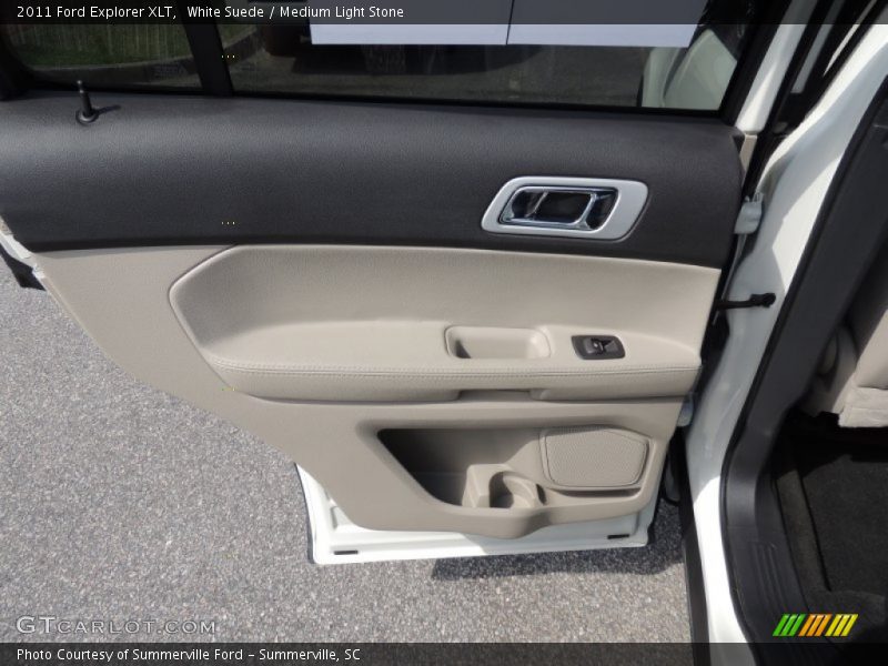 White Suede / Medium Light Stone 2011 Ford Explorer XLT