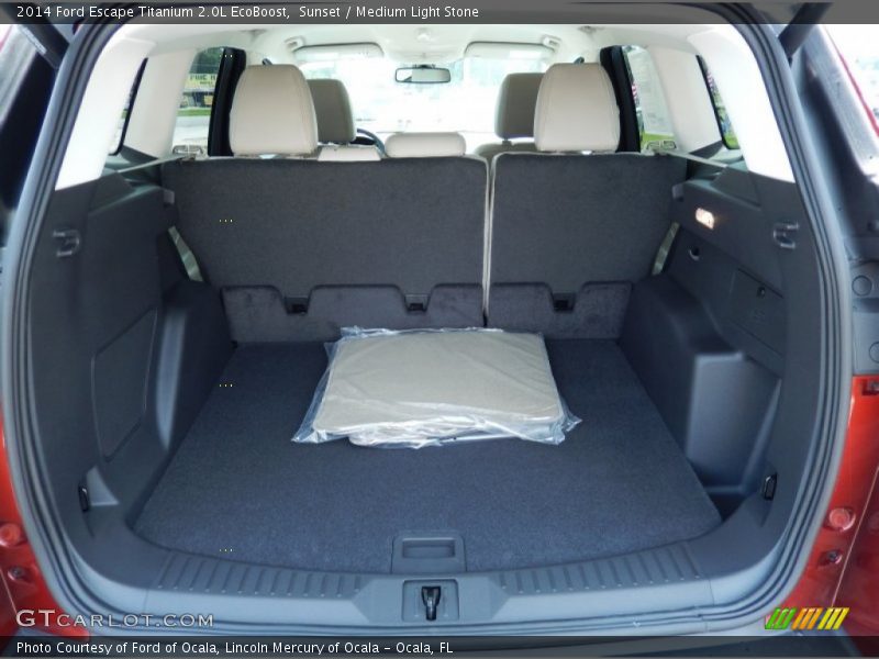 Sunset / Medium Light Stone 2014 Ford Escape Titanium 2.0L EcoBoost