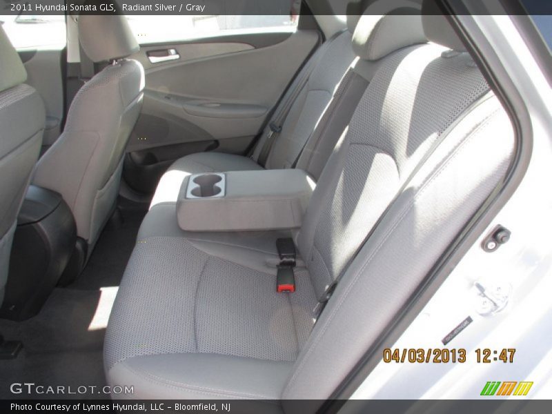 Radiant Silver / Gray 2011 Hyundai Sonata GLS