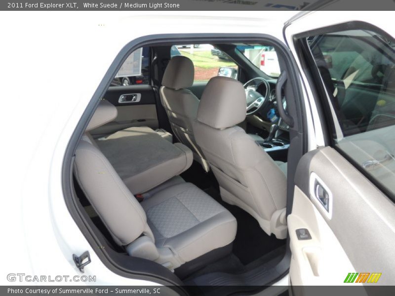 White Suede / Medium Light Stone 2011 Ford Explorer XLT
