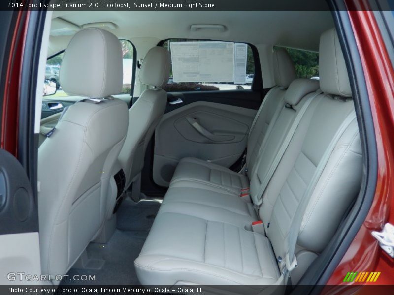 Sunset / Medium Light Stone 2014 Ford Escape Titanium 2.0L EcoBoost