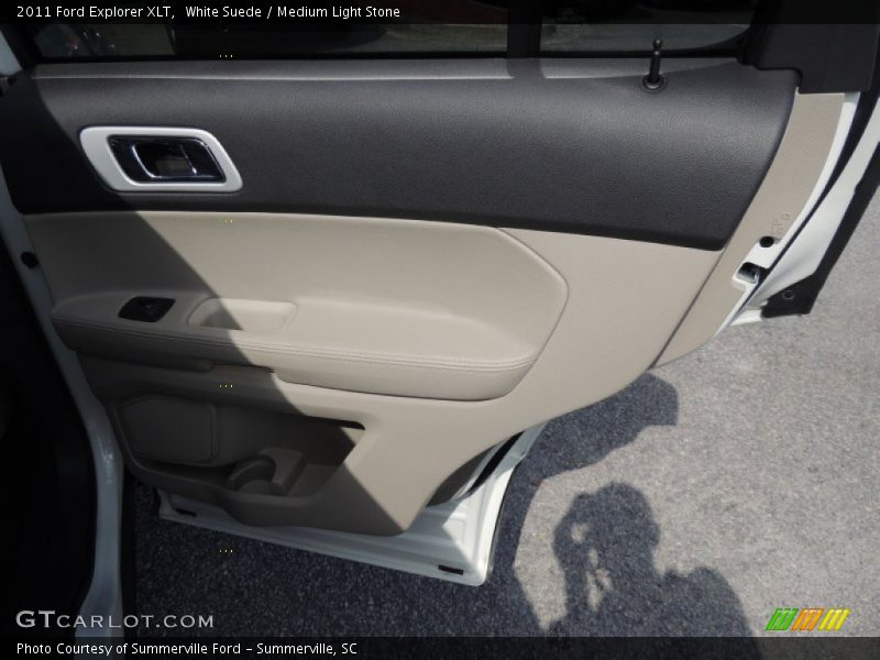 White Suede / Medium Light Stone 2011 Ford Explorer XLT