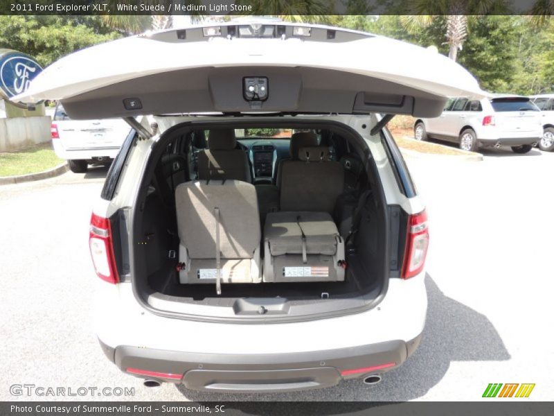 White Suede / Medium Light Stone 2011 Ford Explorer XLT