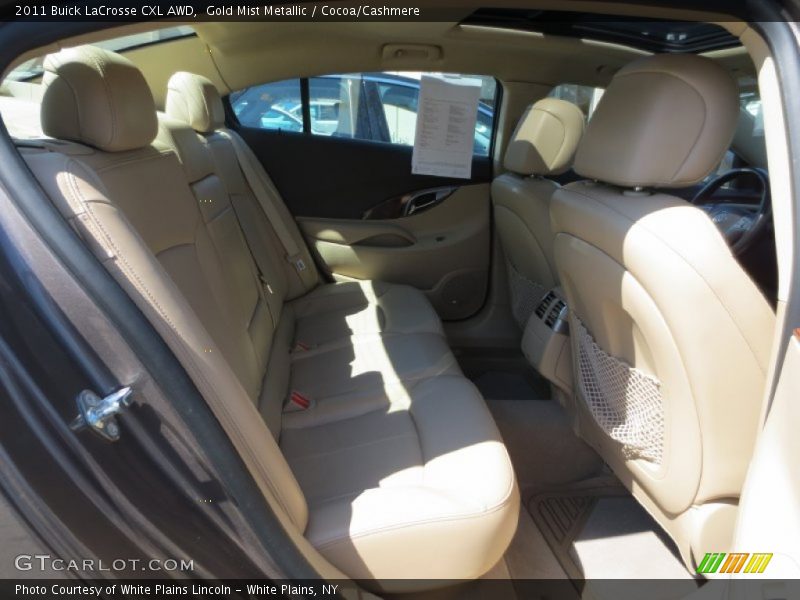 Gold Mist Metallic / Cocoa/Cashmere 2011 Buick LaCrosse CXL AWD