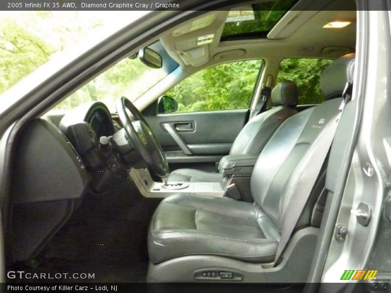 Diamond Graphite Gray / Graphite 2005 Infiniti FX 35 AWD