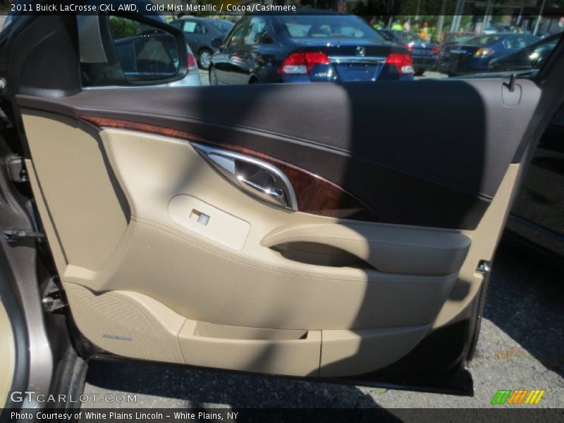 Gold Mist Metallic / Cocoa/Cashmere 2011 Buick LaCrosse CXL AWD