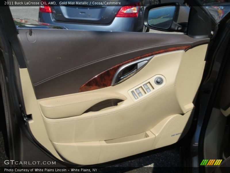 Gold Mist Metallic / Cocoa/Cashmere 2011 Buick LaCrosse CXL AWD