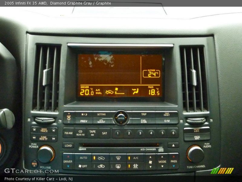 Diamond Graphite Gray / Graphite 2005 Infiniti FX 35 AWD
