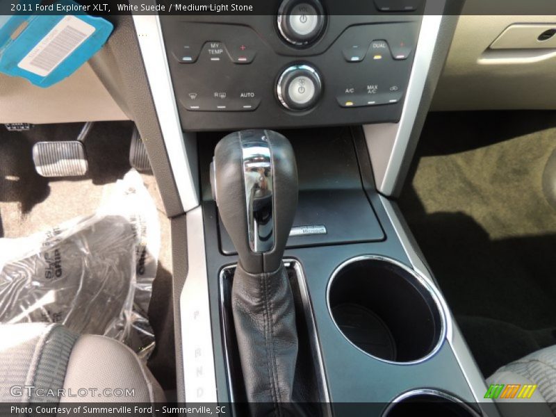 White Suede / Medium Light Stone 2011 Ford Explorer XLT
