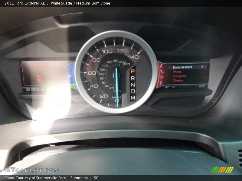 White Suede / Medium Light Stone 2011 Ford Explorer XLT