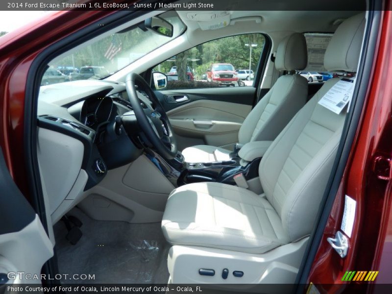 Sunset / Medium Light Stone 2014 Ford Escape Titanium 1.6L EcoBoost