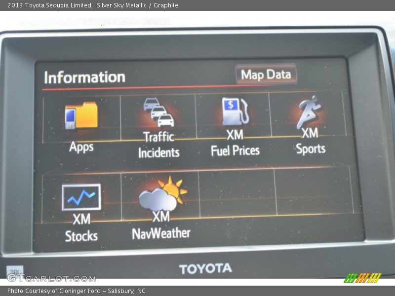 Silver Sky Metallic / Graphite 2013 Toyota Sequoia Limited