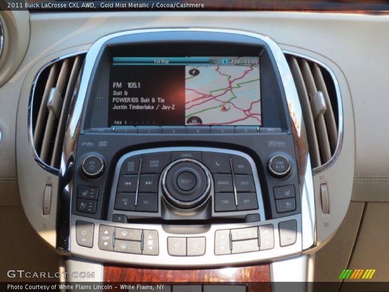 Gold Mist Metallic / Cocoa/Cashmere 2011 Buick LaCrosse CXL AWD