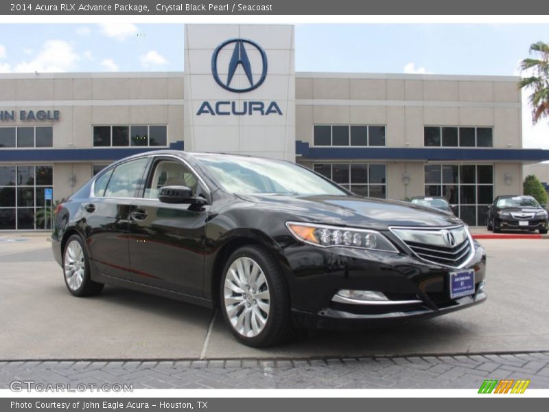 Crystal Black Pearl / Seacoast 2014 Acura RLX Advance Package