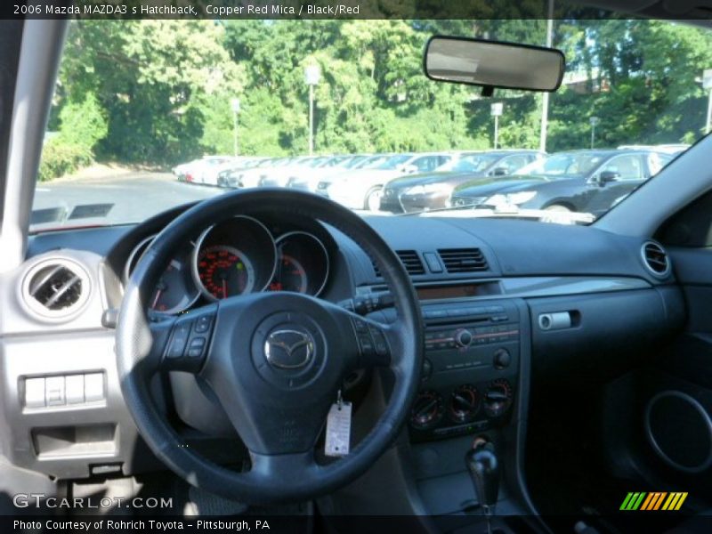 Copper Red Mica / Black/Red 2006 Mazda MAZDA3 s Hatchback