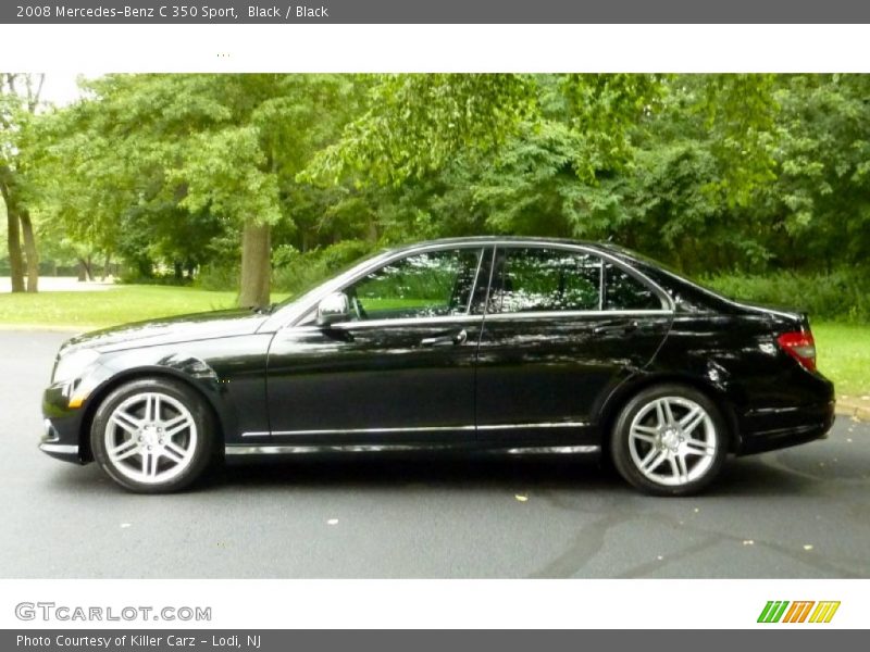 Black / Black 2008 Mercedes-Benz C 350 Sport