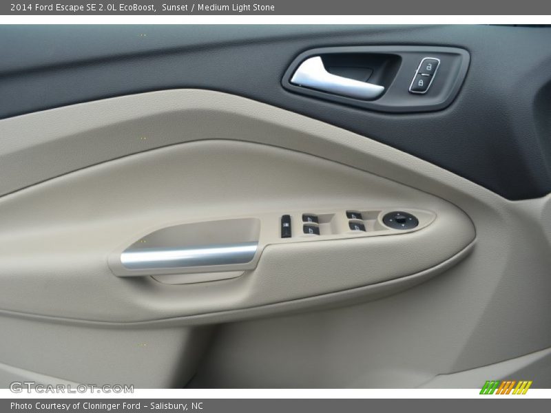 Sunset / Medium Light Stone 2014 Ford Escape SE 2.0L EcoBoost