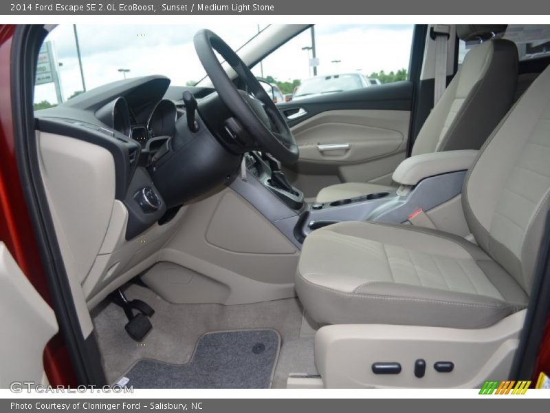 Sunset / Medium Light Stone 2014 Ford Escape SE 2.0L EcoBoost